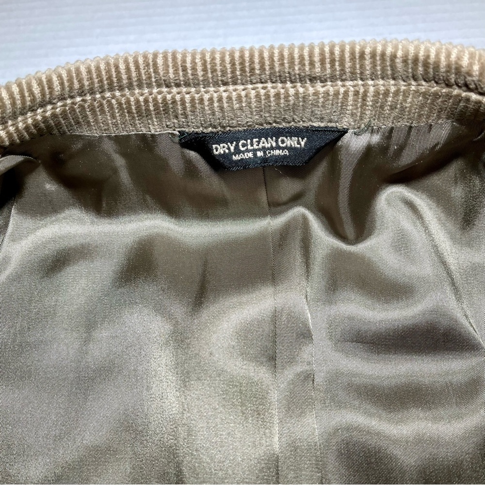 Lauren Ralph Lauren Blazer Size 44L Brown Corduroy 100% Cotton Jacket - Picture 9 of 11